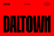 Daltown - Bold Condensed Font, a Sans Serif Font by limitype (Thumbnail 1 of 12)