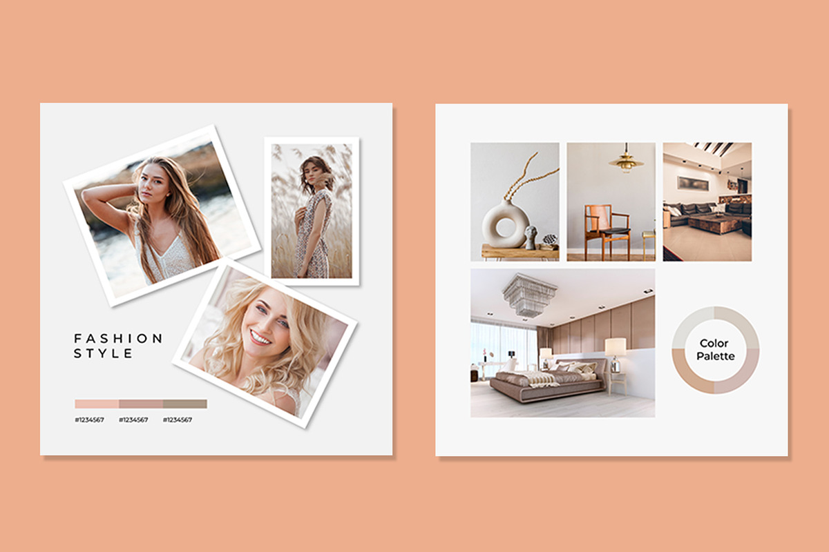 Social Media Mood Board Layout, an UI Kit Template by CreativeShaper (Photo 2 of 4)