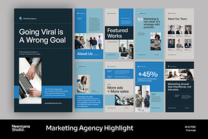 VIRYA | Marketing Agency Story, a Social Media Template by Neermana