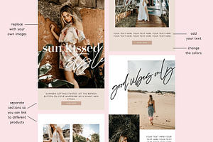 Neutral Boho Canva Email Template