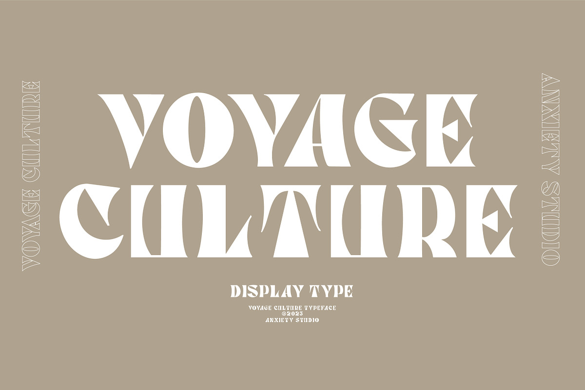 VOYAGE - CULTURE DISC 50% OFF, a Sans Serif Font by Anxiety Studio (Photo 1 of 10)