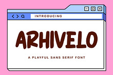 Arhivelo - Playful Sans Serif Font