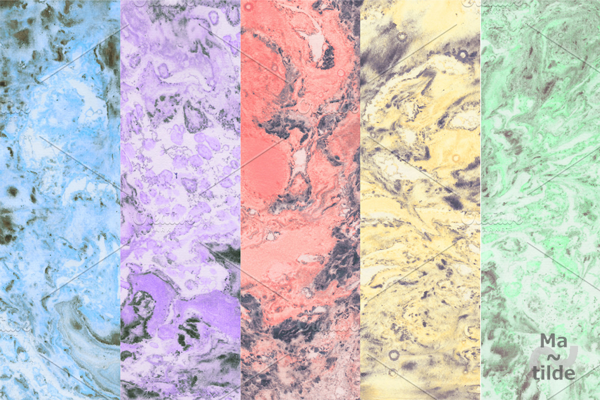 Marble Textures, a Texture Graphic by MatildeGraphics (Photo 4 of 11)
