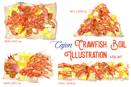 Crawfish Boil Illustration