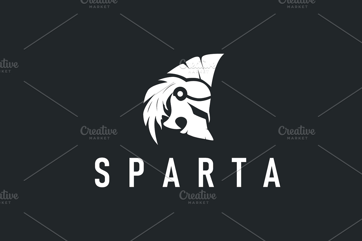 spartan logo illustration vintage, a Branding & Logo Template by Maylianaw28