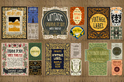 Label Art Nouveau - sets, a Decorative Illustration by Stanislav Kharchevskyi (Thumbnail 1 of 8)