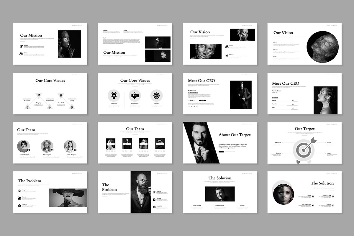 Minimal Business Presentation PPT, a Presentation Template by Mighty-Slide (Photo 4 of 5)
