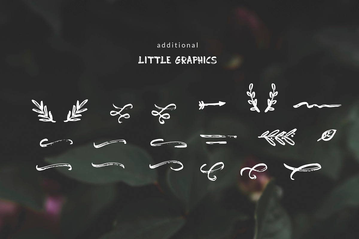 Reafon. Brush Font preview 3