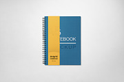 Classic Notebook Mockup Set - A5, a Print Template by Rafael Oliveira (Thumbnail 5 of 7)