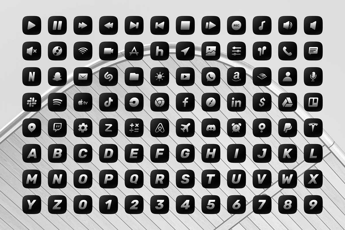 iOS 15 Skin 100 Icons + 2 Styles, an Icon by FerdiCildiz (Photo 2 of 3)