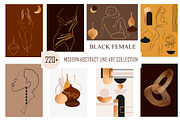 LINE ART COLLECTION BLACK FEMALE, a Healthcare Illustration by ArtOLB (Thumbnail 1 of 10)
