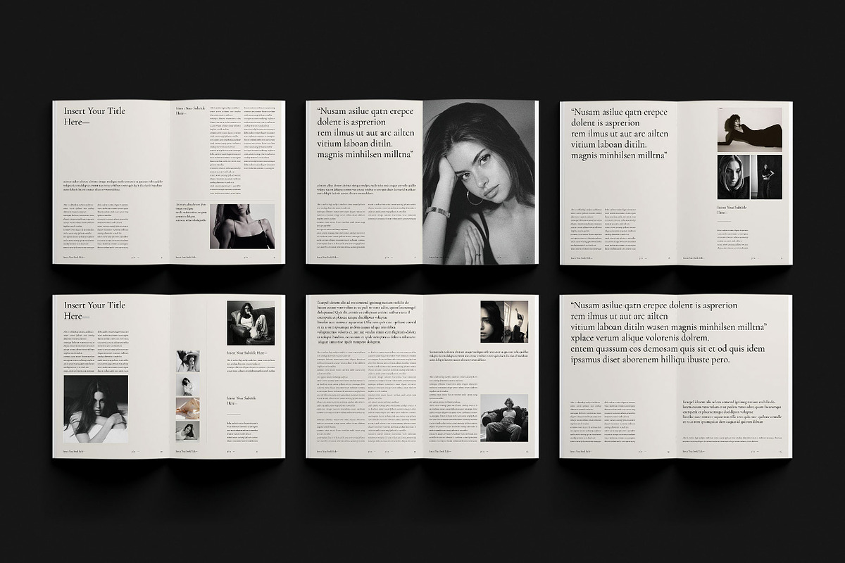 Editorial Magazine & Book Layout, a Magazine Template by Olion Lora (Photo 4 of 13)