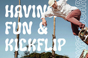 Panella - Groovy Display Font, a Script Font by AQR Studio (Thumbnail 4 of 9)