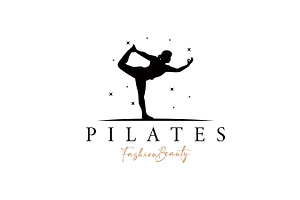 Pilates Pose Logo Yoga Design Vector, a Branding & Logo Template by Maylianaw28