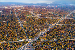 Suburban area near detroit usa containing aerial, suburbia, and view, a Nature Photo by Leonid Andronov