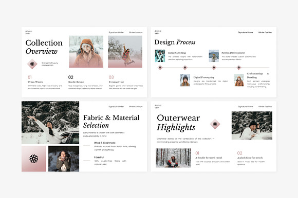 Winter Fashion Powerpoint Template preview 7