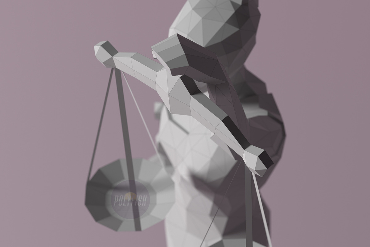 DIY Statue Set #1 3D model template, a Templates & Theme by PolyFish (Photo 2 of 17)