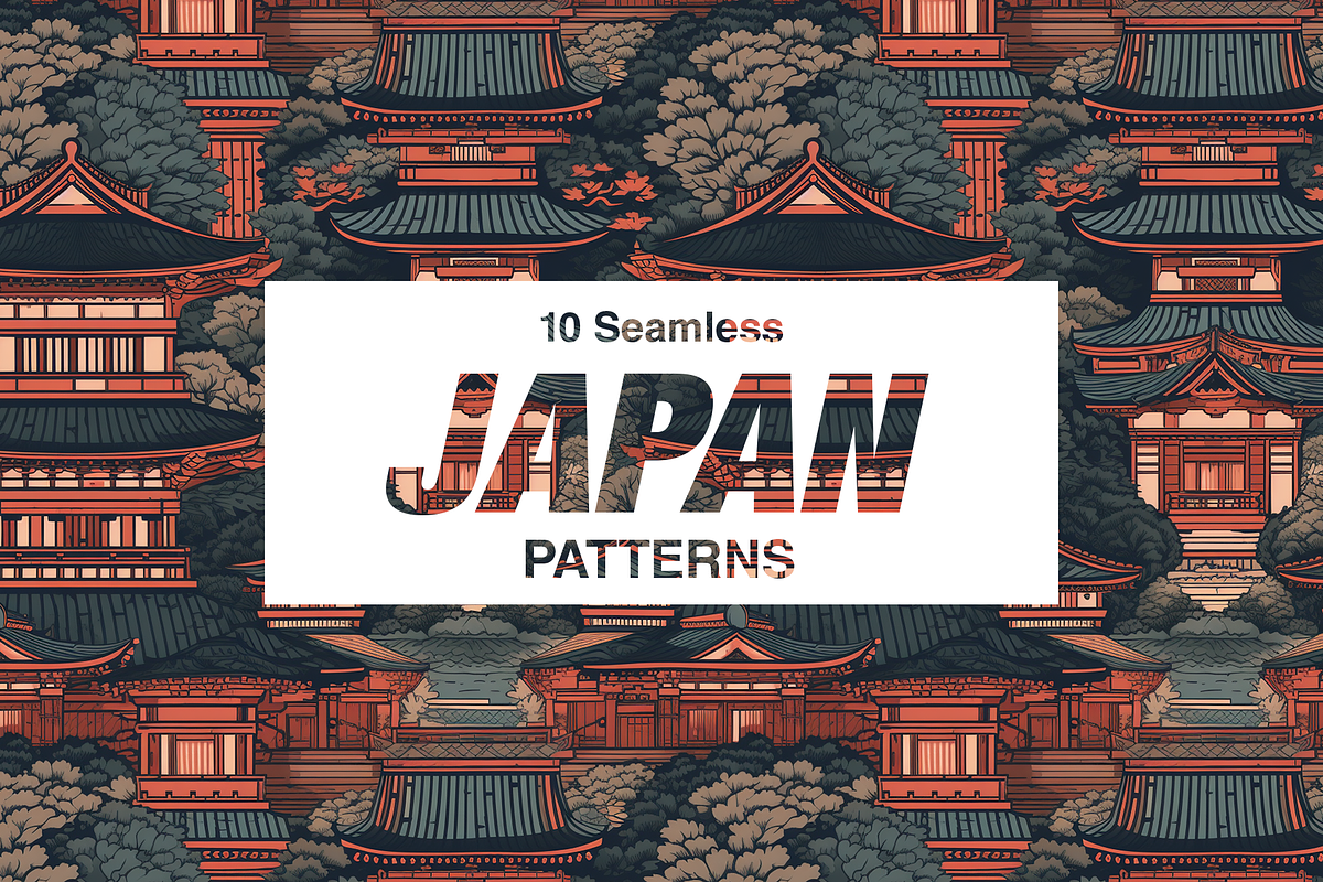 10 Japan Patterns, a Pattern Graphic by Motifs (Photo 3 of 11)