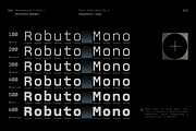 GC Robuto Mono-Futuristic Monospace, a Sans Serif Font by Glyphonic (Thumbnail 3 of 16)