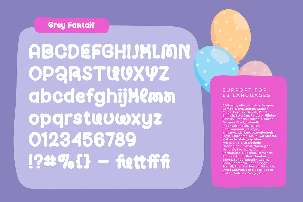Grey Fantail, a Symbol Font by yumnatype (Photo 10 of 10)