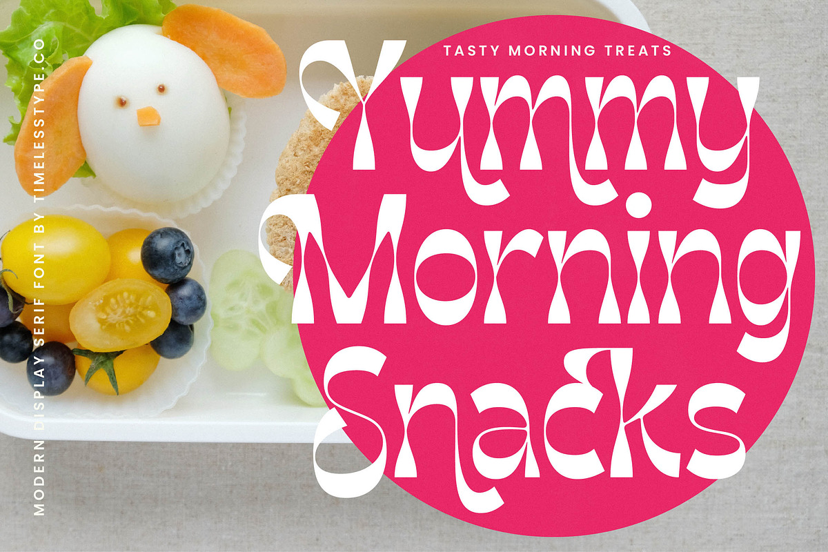 Weekly Sunday Modern Display Serif, a Serif Font by timelesstype.co (Photo 9 of 20)