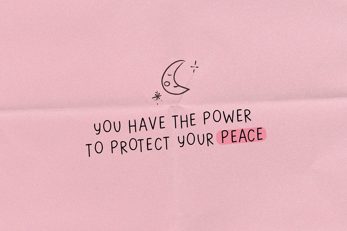 Positive Quotes - All Caps Font, a Handwritten Font by Kaya Fonts (Photo 5 of 25)