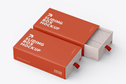 Sliding Gift Box Mockup PSD, a Packaging Mockup by Ram Studio LLC (Thumbnail 12 of 15)