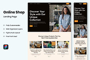 Online Shop - Landing Page Template, a Websites & App Template by RPWDS (Thumbnail 1 of 3)