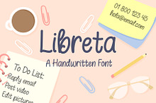 Libreta Handwriting Font