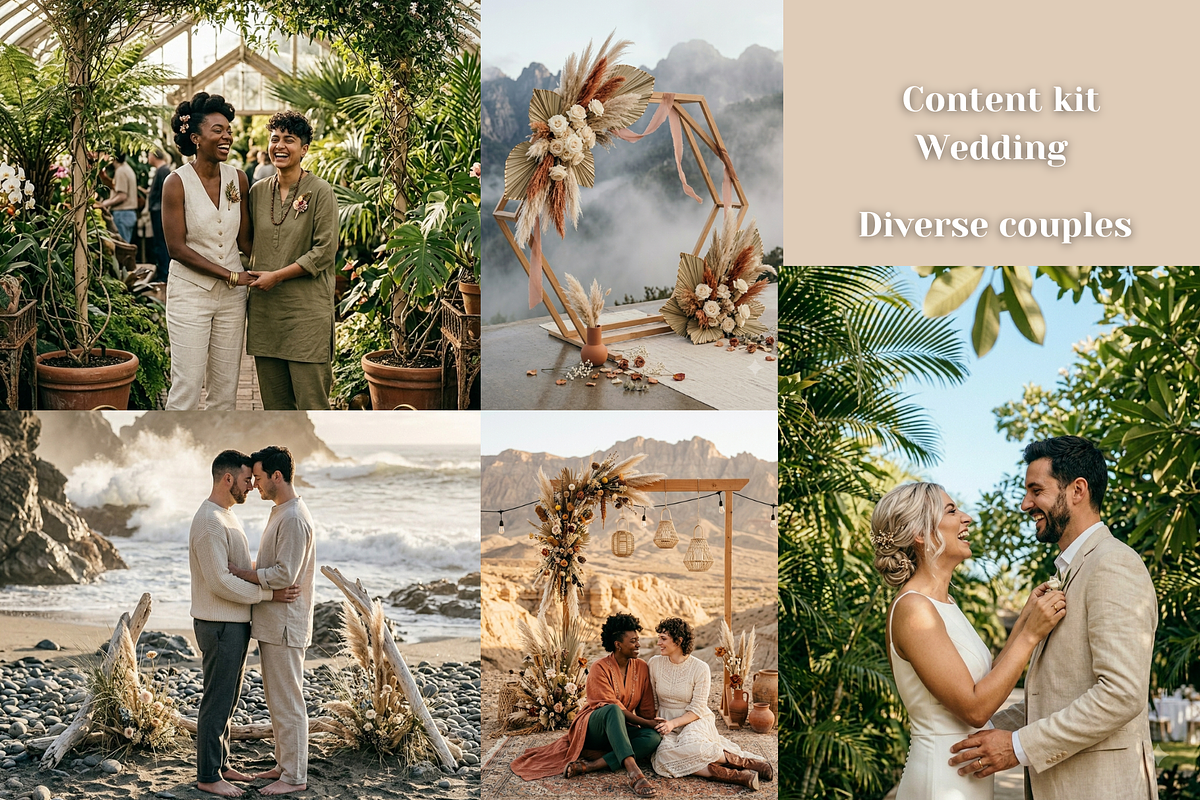 Modern Wedding Stock images, a Beauty & Fashion Photo by MarkoPresets (Photo 3 of 8)