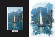Painting Watercolor Photo Effect, a Layer Style Add-On by 3d_model_tifotizi (Thumbnail 2 of 2)