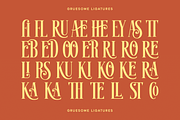 Gruesome - Display Serif Font, a Serif Font by Letterhend Studio (Thumbnail 8 of 11)