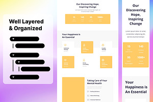 Mental Health Wireframe Vol. 04