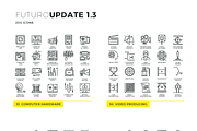 Futuro Line Icons, an Outline Icon by Anatolii Babii (Thumbnail 5 of 10)