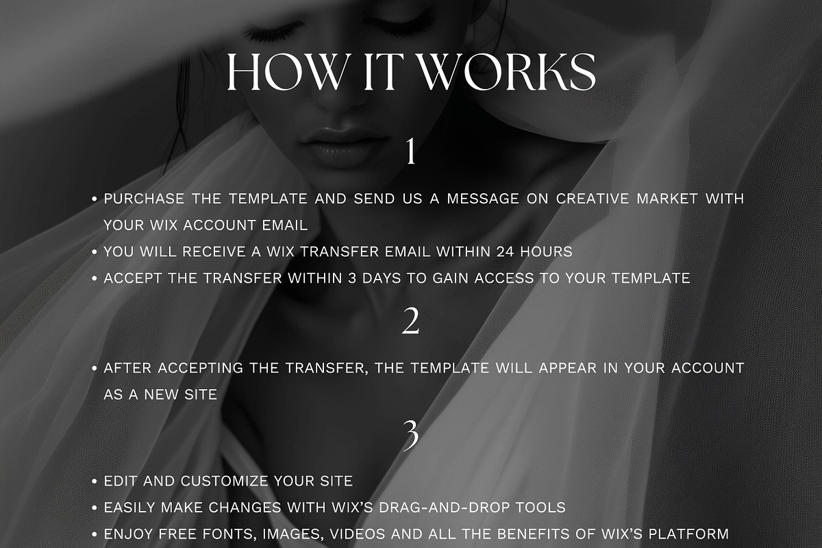 Margot Lenn - WIX Website Template preview 4