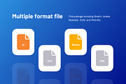 Cryptocurrency Illustration Kit, a Templates & Theme by Designspace (Thumbnail 3 of 6)