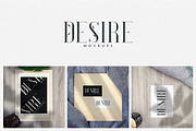 Desire - Photorealistic mockups, a Product Mockup by VP Fonts (Thumbnail 1 of 6)