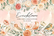Everbloom Floral Collection, a Decorative Illustration by Anna Druzhkova (Thumbnail 1 of 22)