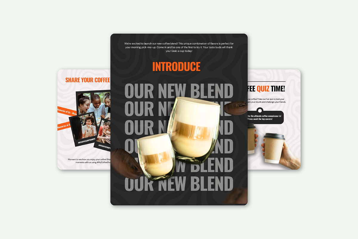 Canva Coffee Shop & Cafe Templates, a Design Template by SecondBrain Store (Photo 4 of 10)