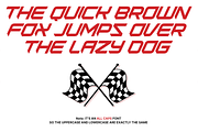 Dashmore - Fast Racing Fonts, a Sans Serif Font by Konstantine Studio (Thumbnail 2 of 4)
