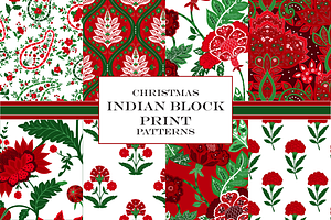 Christmas Boho Indian Patterns, a Pattern Graphic by RachelStudio