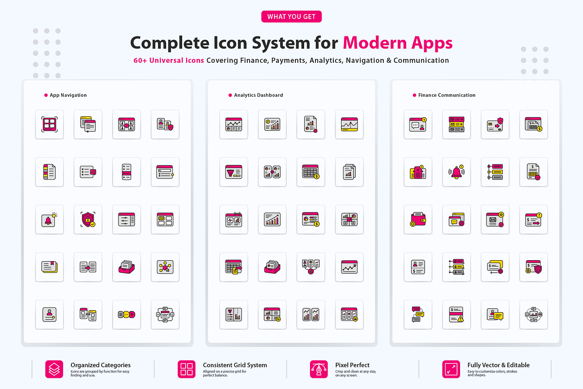 Financial Operations Icons, an Outline Icon by vexper (Photo 3 of 10)
