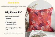 Coral Lagoon Hibiscus Florals, a Pattern Graphic by Ninterints (Thumbnail 3 of 10)