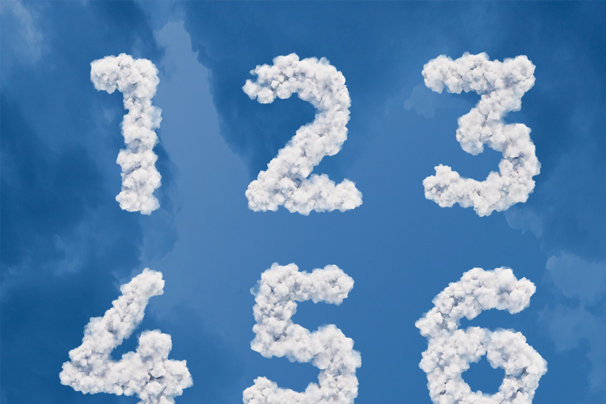 Cloud Letters Set, an Object Graphic by Kotulsky Mockups (Photo 4 of 6)
