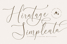 Hiratage Simplenta New Calligraphy
