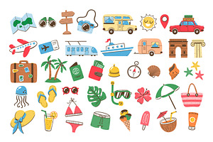 Summer & Travel Icons