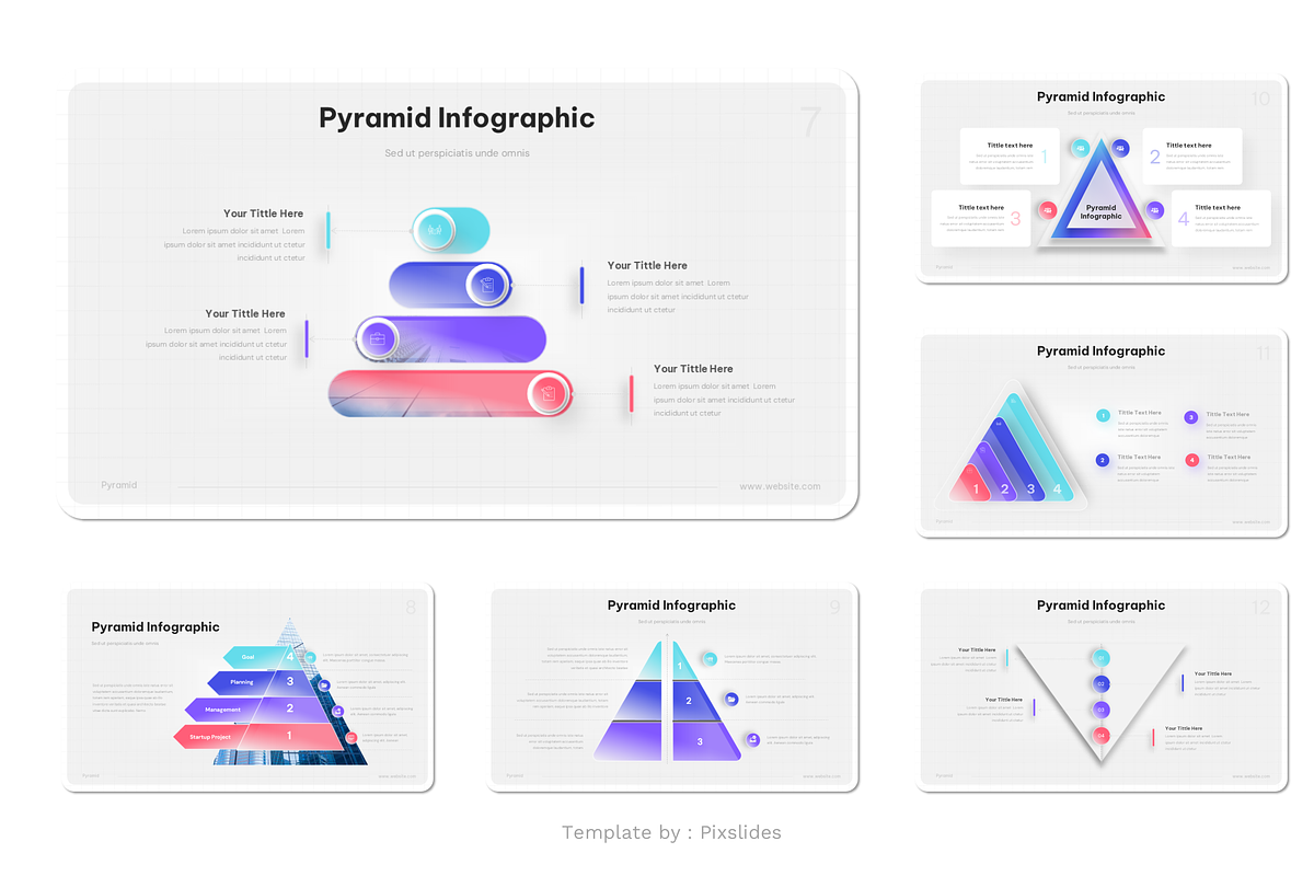 Infographics Diagrams PowerPoint, a Presentation Template by Pixslides (Photo 4 of 7)