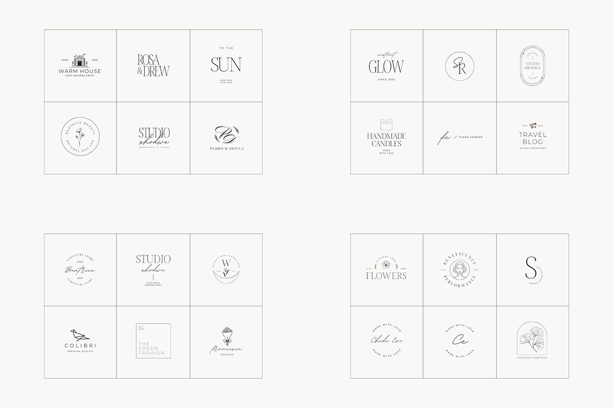 Minimal Logo Kit Bundle Volume 2, a Branding & Logo Template by Studio Kumo (Photo 9 of 13)