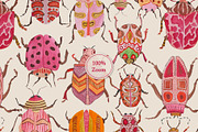 Beetle Meadow Prints & Patterns, a Pattern Graphic by GND ART STUDIO (Thumbnail 8 of 8)