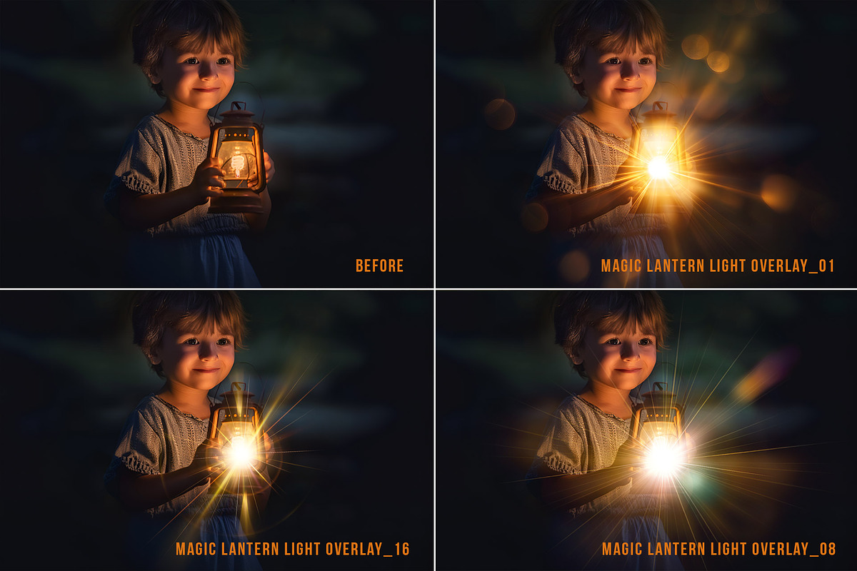 Light flares transparent PNG overlay, a Layer Style Add-On by Walllow Creatives (Photo 3 of 6)